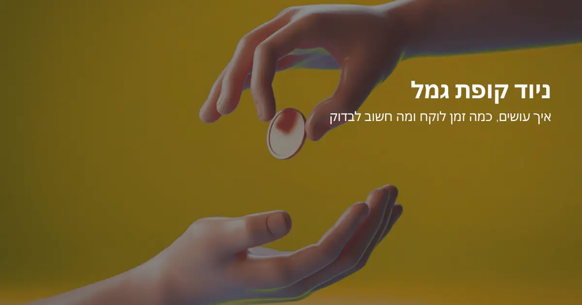ניוד קופת גמל - איך עושים, כמה זמן לוקח ומה חשוב לבדוק