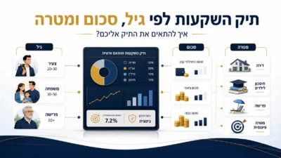 תמונה של כתבה על תיק השקעות לפי גיל, סכום ומטרה: איך להתאים את התיק אליכם?